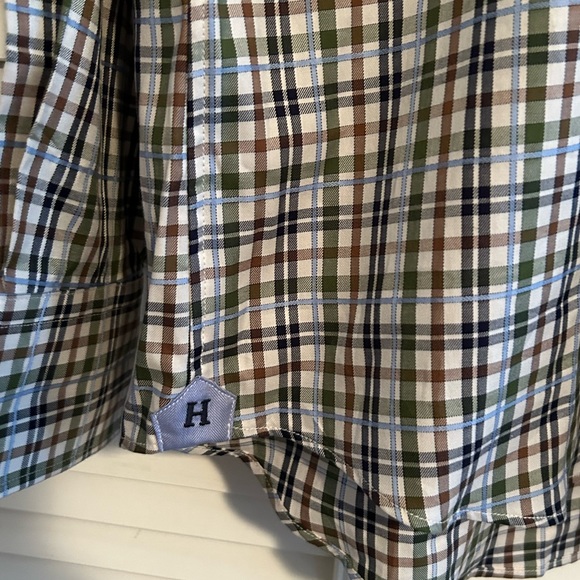 Tommy Hilfiger Men’s Long Sleeve Button Front 100% Cotton Shirt Large NWT - Picture 4 of 7